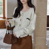 ニットカーディガン リボン ニットセーター | shoppinggo | 詳細画像5 