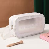 ホワイト | 化粧ポーチ トラベルポーチ メイクポーチ | shoppinggo