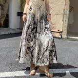 ロングスカート 花柄 水墨柄 | shoppinggo | 詳細画像10