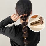 ブラウン | プリングヘアゴム くるくる ヘアアクセサリー | shoppinggo