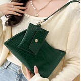 グリーン | ミニトートバッグ コインケース付き2点セット 小さめ | shoppinggo