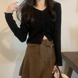 サマーカーディガン Vネック 透かし編み | shoppinggo | 詳細画像9