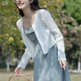 サマーカーディガン Vネック 透かし編み | shoppinggo | 詳細画像10