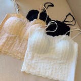 レースキャミソール ブラトップ ショート丈 | shoppinggo | 詳細画像3 