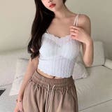 レースキャミソール ブラトップ ショート丈 | shoppinggo | 詳細画像7 