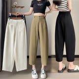 テーパードパンツ アンクル丈 細型 | shoppinggo | 詳細画像1 