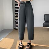 グレー | テーパードパンツ アンクル丈 細型 | shoppinggo
