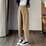 キャメル | テーパードパンツ アンクル丈 細型 | shoppinggo