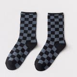 ブラックグレー | 靴下 ソックス チェック柄 | shoppinggo