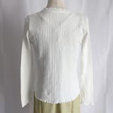 Vネックニットカーディガン メロウフリル ニット | shoppinggo | 詳細画像6 