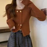 リブニット ショート丈 ラウンドネック | shoppinggo | 詳細画像13 