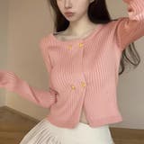 リブニット ショート丈 ラウンドネック | shoppinggo | 詳細画像15 