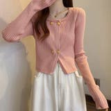 リブニット ショート丈 ラウンドネック | shoppinggo | 詳細画像17 