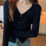 ニットトップス セーター Vネック | shoppinggo | 詳細画像9 