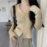 ニットトップス セーター Vネック | shoppinggo | 詳細画像17 