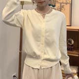アイボリー | ニットカーディガン トップス レディース | shoppinggo