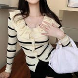 ニットセーター Vネック レディース | shoppinggo | 詳細画像12 