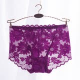 パープル | レースショーツ セクシー ショーツ単品 | shoppinggo