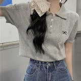 ポロニット レディース リブニット | shoppinggo | 詳細画像15