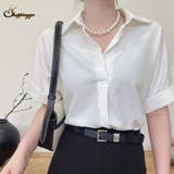 半袖シャツ レディース ブラウス | shoppinggo | 詳細画像1