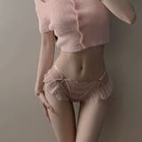 ピンク | レースショーツ リボン セクシー | shoppinggo