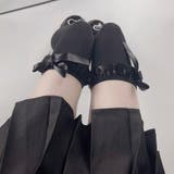 ニーハイソックス フリル＆リボン付き レディース | shoppinggo | 詳細画像10 