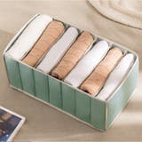 ブルー*7マスL | 仕切り収納ケース 千ズボン収納 靴下ケース | shoppinggo