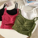 背中あき キャミソール カップ付 | shoppinggo | 詳細画像4 