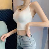 背中あき キャミソール ショート丈 | shoppinggo | 詳細画像9