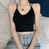 背中あき キャミソール ショート丈 | shoppinggo | 詳細画像12