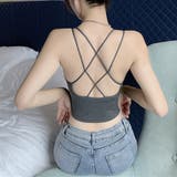 背中あき キャミソール ショート丈 | shoppinggo | 詳細画像15