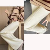 ニットパンツ リブニット ワイドパンツ | shoppinggo | 詳細画像12 