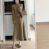ニットワンピース 2点セット ニットセットアップ | shoppinggo | 詳細画像18