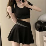 フィットネス水着2点セット レディース セパレート | shoppinggo | 詳細画像9 