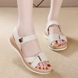 ベージュ | サンダル レディース 厚底 | shoppinggo