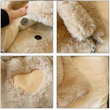 ファーバッグ ハート ミニトートバッグ | shoppinggo | 詳細画像3