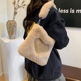 ファーバッグ ハート ミニトートバッグ | shoppinggo | 詳細画像7