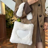 ファーバッグ ハート ミニトートバッグ | shoppinggo | 詳細画像11