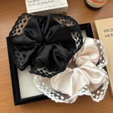 シュシュ ヘアゴム レース付き | shoppinggo | 詳細画像6 