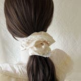 シュシュ ヘアゴム レース付き | shoppinggo | 詳細画像9 