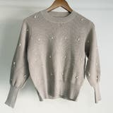 パール付きニット セーター リブ編み | shoppinggo | 詳細画像8 