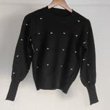 パール付きニット セーター リブ編み | shoppinggo | 詳細画像9 