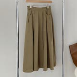 ロングスカート Aラインスカート タックスカート | shoppinggo | 詳細画像3