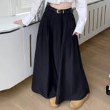 ロングスカート Aラインスカート タックスカート | shoppinggo | 詳細画像8