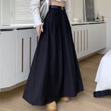 ロングスカート Aラインスカート タックスカート | shoppinggo | 詳細画像9