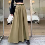 ロングスカート Aラインスカート タックスカート | shoppinggo | 詳細画像12