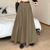 ロングスカート Aラインスカート タックスカート | shoppinggo | 詳細画像13
