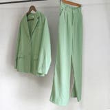 ジャケット＆ワイドパンツ 2点セット スーツ | shoppinggo | 詳細画像3 