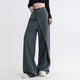 ワイドパンツ タック入り ロング丈 | shoppinggo | 詳細画像4 