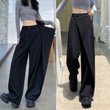 ワイドパンツ タック入り ロング丈 | shoppinggo | 詳細画像13 